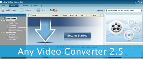 Any Video Converter 2.5