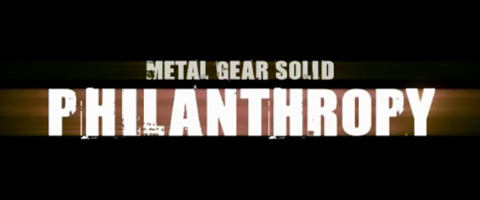 metal gear solid philanthropy