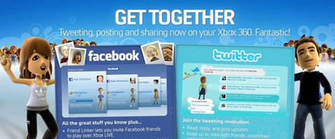 social media xbox 360