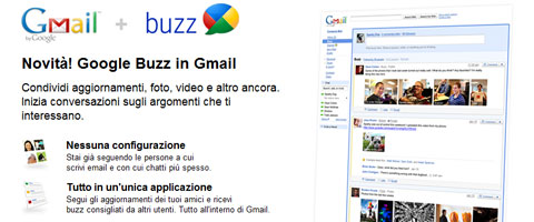 Google Buzz per Gmail