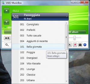 Vaio MusicBox