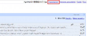 Gmail Impostazioni
