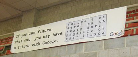 If you can figure this out, you may have a future with Google