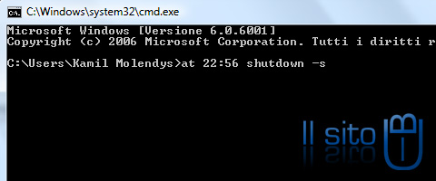 cmd shutdown