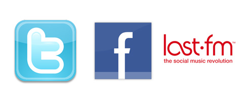 twitter facebook last fm