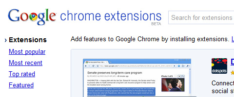 estensioni google chrome