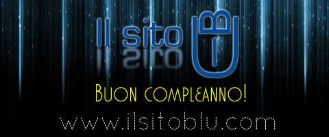 sito blu buon compleanno