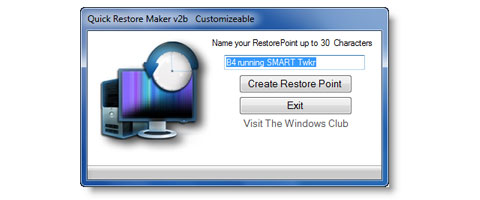 Quick Restore Maker