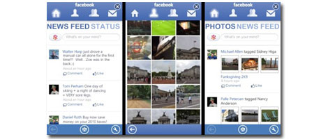Facebook App per Zune HD