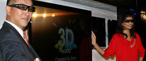 Sony TV in 3D