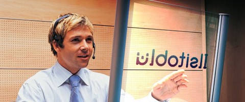il sito blu fotomontaggio