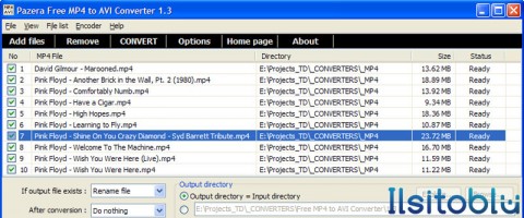 Pazera Free MP4 to AVI Converter 1.3