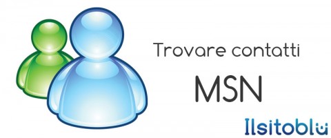 trovare contatti msn