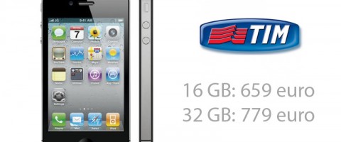 iphone 4 prezzi tim
