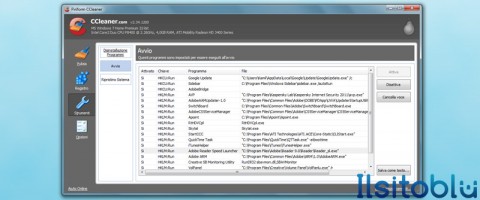 ccleaner avvio
