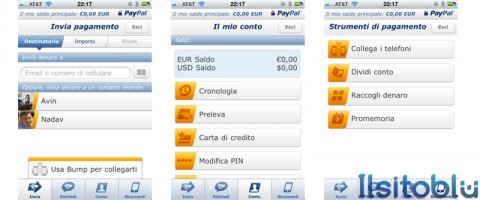 paypal su iphone