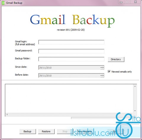 Gmail backup