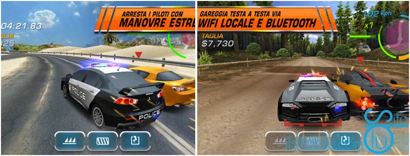Need for speed hot pursuit per iPhone