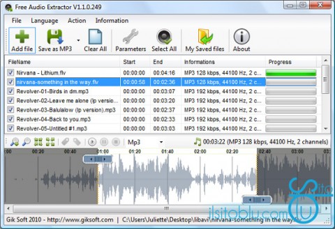 Free audio extractor