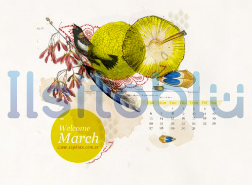 calendario marzo 2011