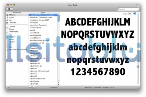 fontbook