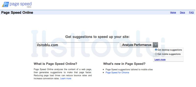 Google-Page-Speed-online