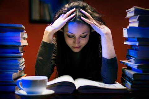 studying